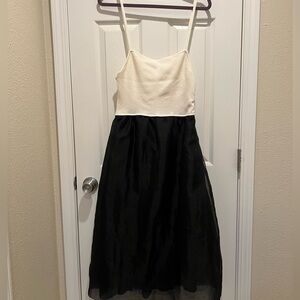 Anthropologie Maeve Tulle Midi Dress Medium